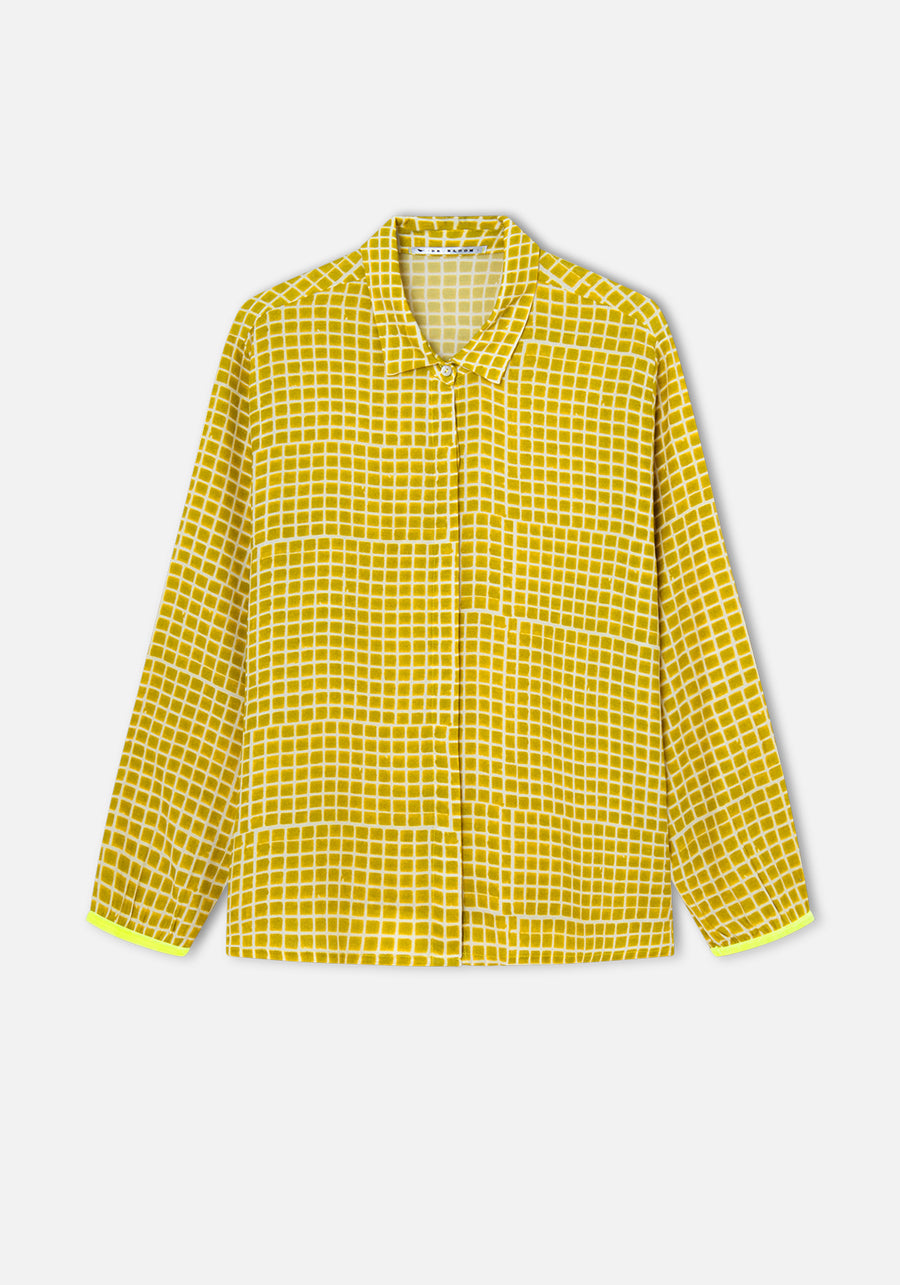 Yellow Pool Print Shirt