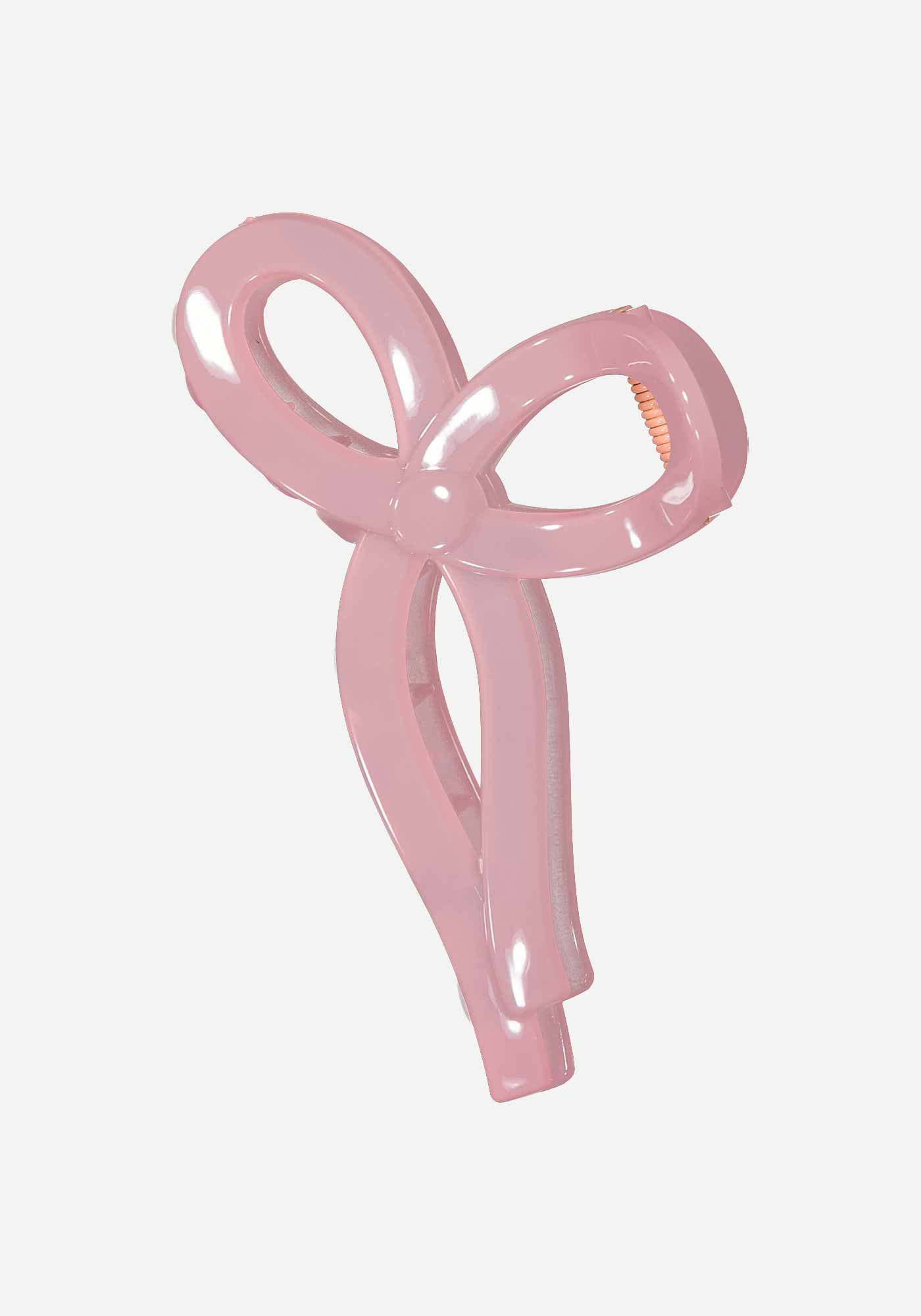 Pink Bow Hair Clip