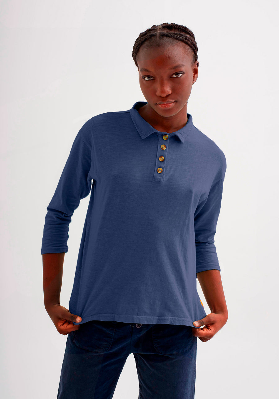 Polo Algodón Azul
