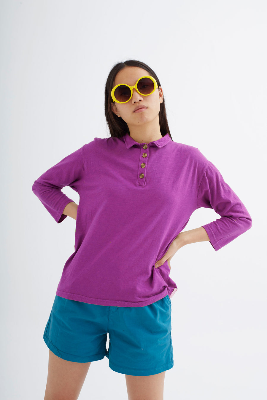 Polo Algodón Lila
