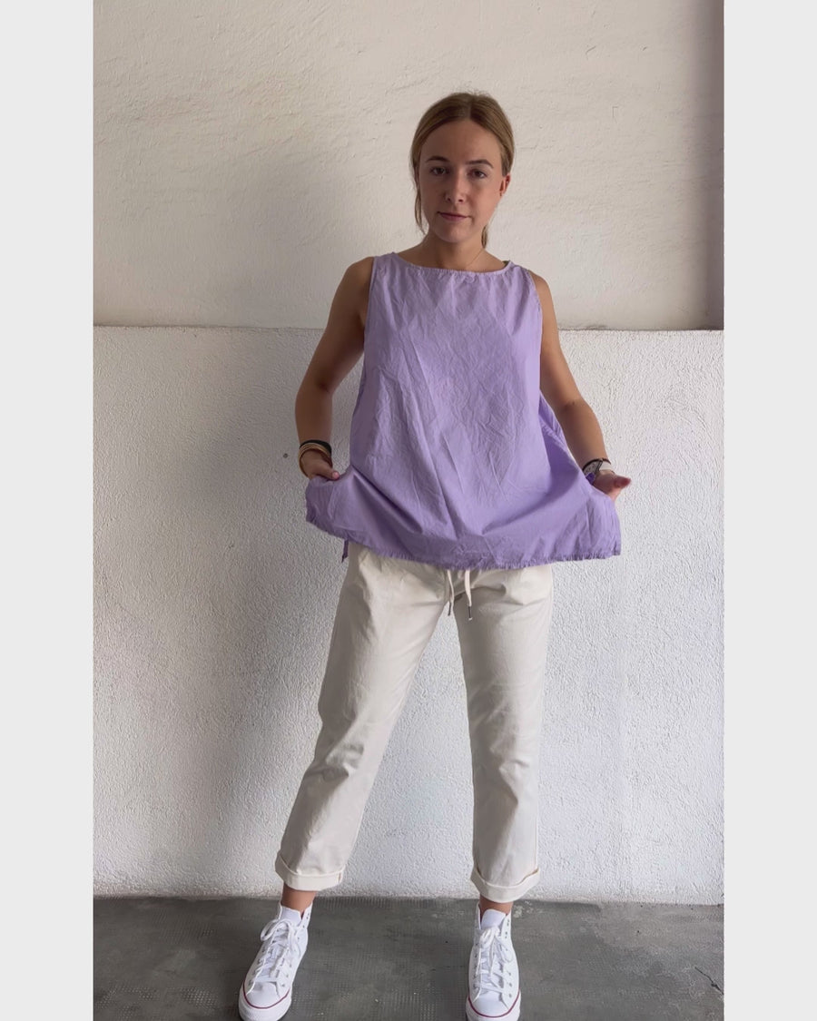 Lilac Cotton Top