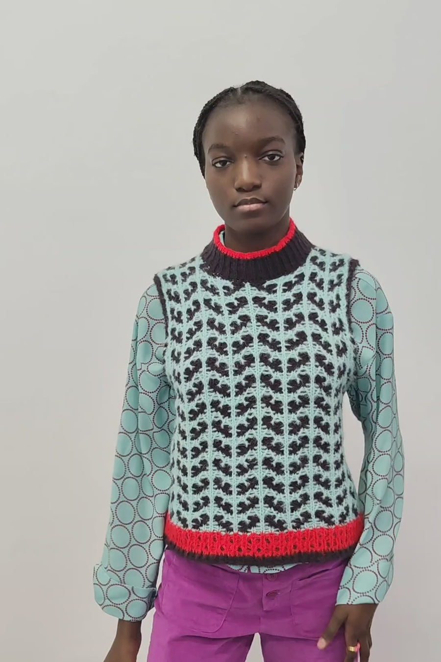 Sky Viola Vest