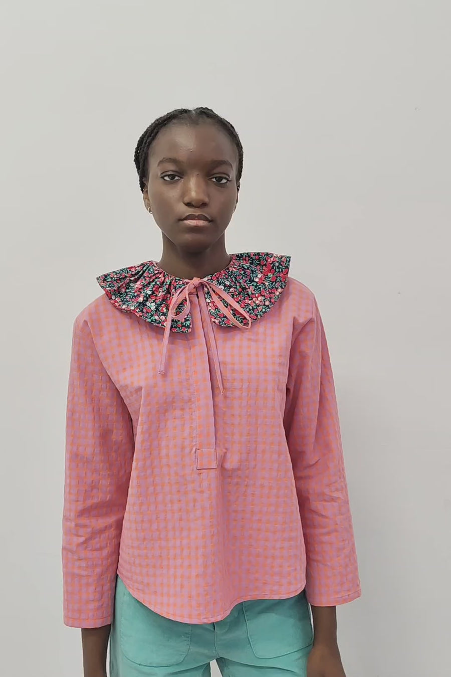 Camisa Heidi Rosa