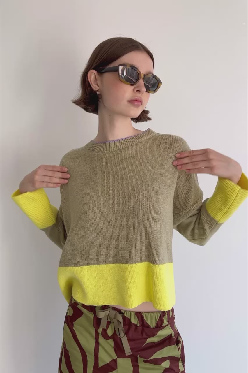 Khaki Caravan Sweater