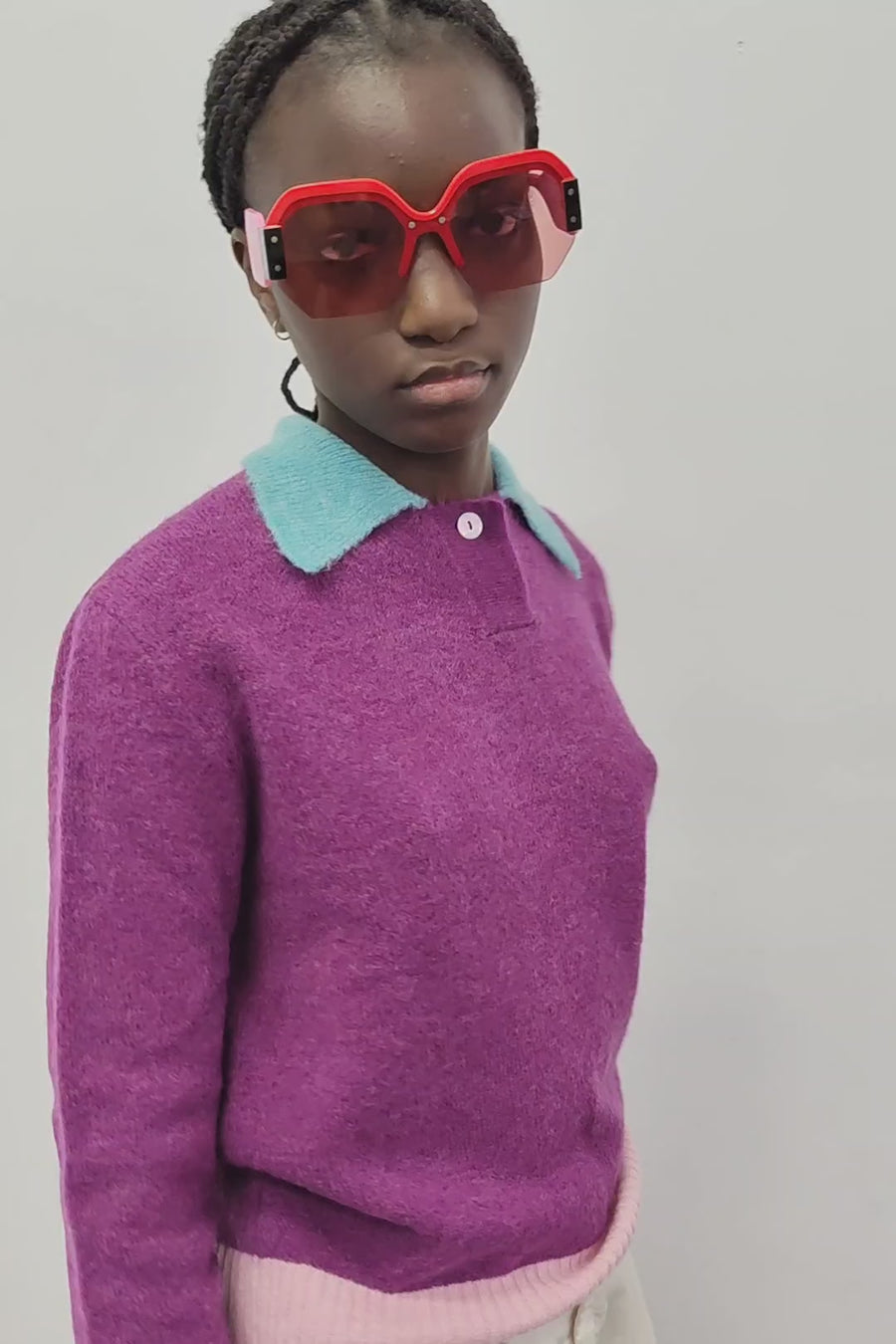 Purple Dance Sweater