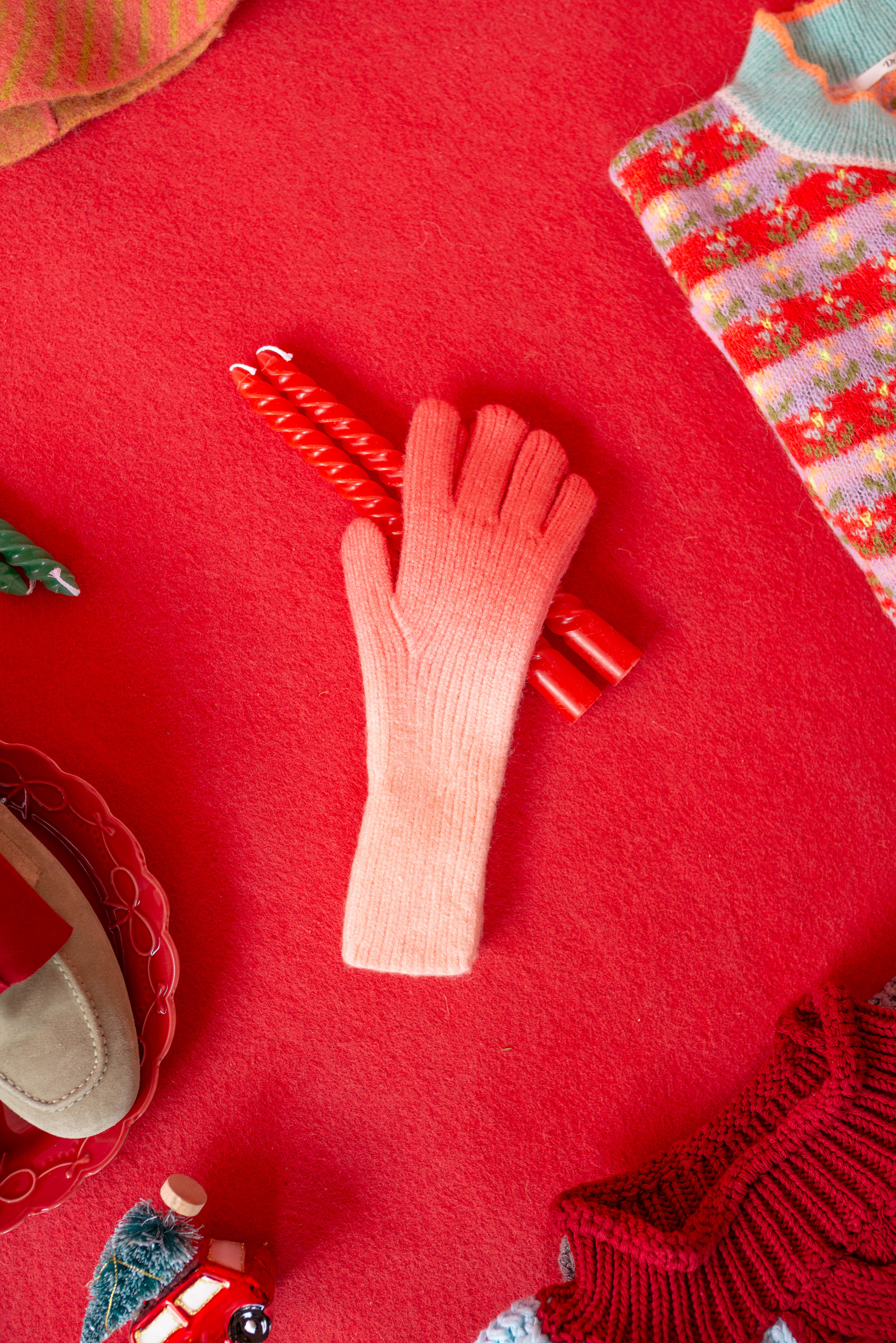 Guantes Degradado Rosa