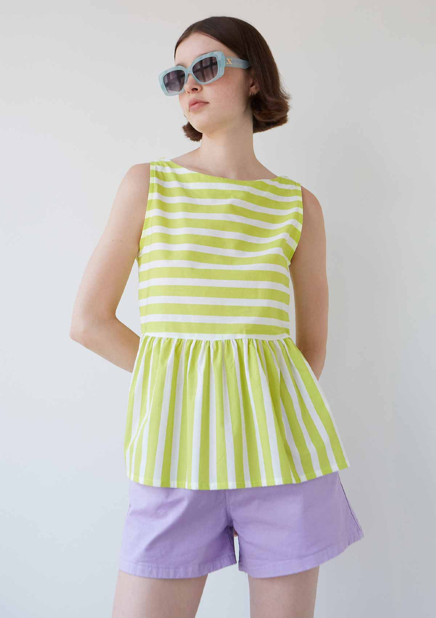 Lime Striped Ant Top
