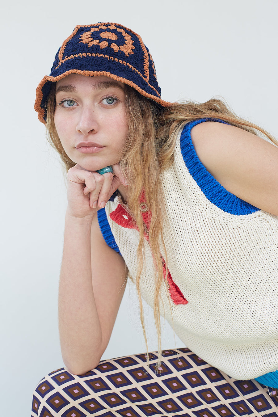 White Wave Vest